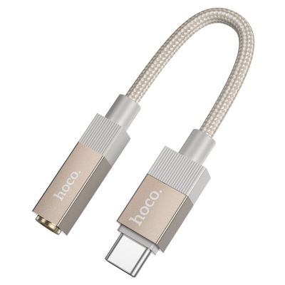 Hoco UPA32C Fresh адаптер USB-C към 3.5mm жак - Златист