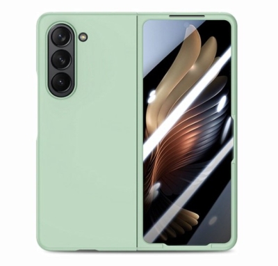 Z16 PVC case за Samsung Z Fold 7 от 2 части - Светло зелен