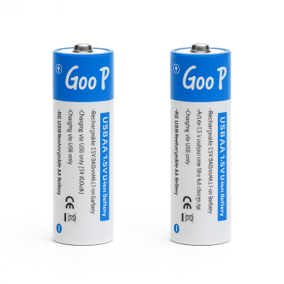 2БР. GOOP AA R6 Ni-MH 2600 mWh 1.5V – Презареждащи се батерии (2 броя)