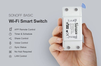 Умен дом със SONOFF BASIC R2 Basic WiFi Smart Switch – Умен превключвател с управление през eWeLink, Alexa и Google Home