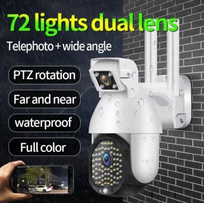 CP11-50-2H ( APP:iCam365 ) Въртяща водоустойчива WiFi камера с 2 обектива