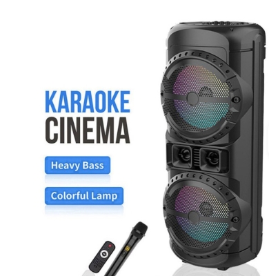 Караоке тонколона 12\' инча ZQS12201 с безжичен микрофон 50W