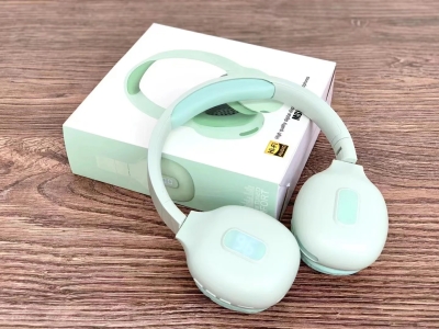 MSL-902 Pro Max – Безжични слушалки с шумопотискане и LED дисплей - Зелен