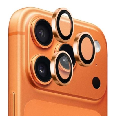 Цветен протектор за Камера iPhone 17 Pro / 17 Pro Max - (Оранжев) COSMIC ORANGE