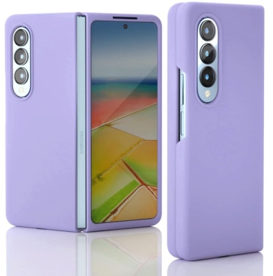 Z15 Silicone case за Samsung Z Fold 7 от 2 части - Лилав