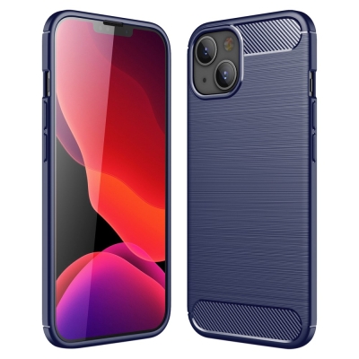 Карбонов гръб за iPhone 17 Pro - Син