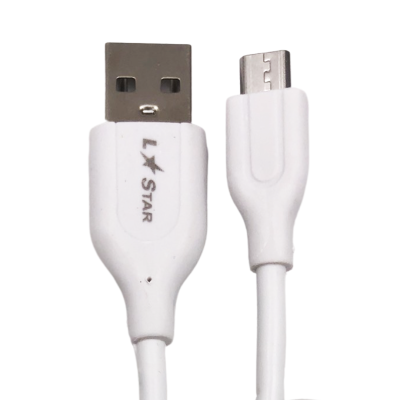 USB Кабел L✮Star LS-06 USB към Micro USB - Бял