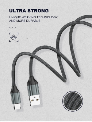 LDNIO Кабел LS432 USB към Type-C 2M