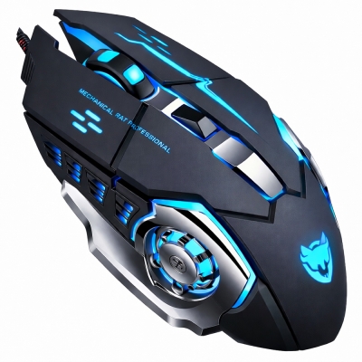 USB Геймърска светеща Гейминг Мишка T9
