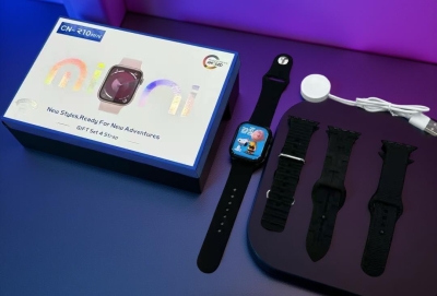 CN R10 Mini Smart Watch 38mm AMOLED (10 Series) – Компактен - Черен