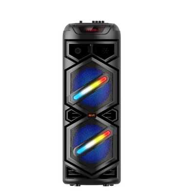 Караоке тонколона инча CH-8500 8.5\"x2 | 40W, LED RGB, Микрофон