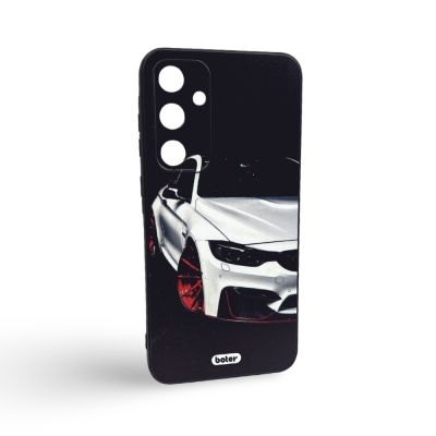 Шарен Кейс TP-40 за iPhone 14 (покриващ камерата) - Бяла Кола