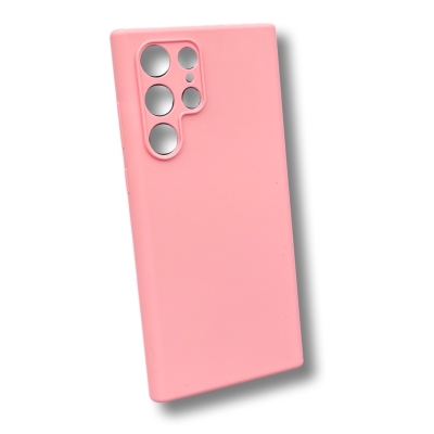 Silicone case TP-59 +камера за Samsung A17 - Розов