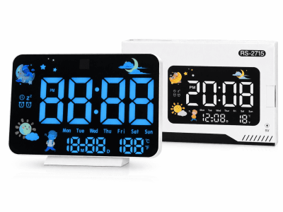 Дигитален часовник / аларма термометър Хигрометър - RS-2715
