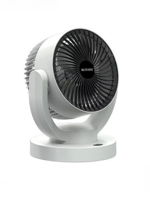 Презареждащ се вентилатор YH-169 3-степенен с 5000mAh батерия - Бял