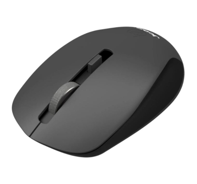 JEDEL WD156 Dual Mode Безжична Мишка – Bluetooth / 2.4G, Тиха, 300mAh Презареждаема, 1600 DPI, Сива / Черна