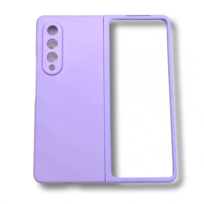Z16 PVC case за Samsung Z Fold 7 от 2 части - Лилав