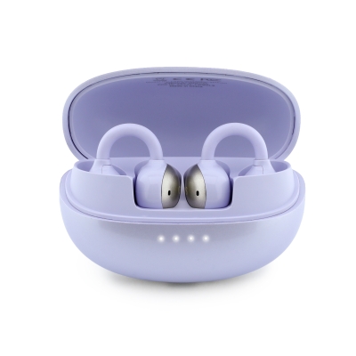 7782 Слушалки GUESS OWS METALLIC FINISH ELECTROPLATED PARTS CLASSIC LOGO PURPLE