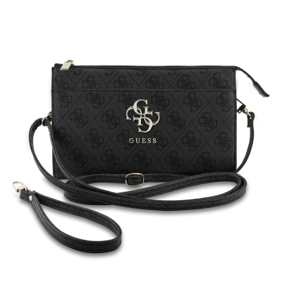 9801 GUESS PHONE POUCH 4G PU BIG 4G LOGO BLACK