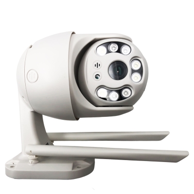 НРУШЕНА ОПАКОВКА!!! Carecam A6 ( APP:HiSeeSE Pro ) Външна/Вътрешна WIFI PTZ КАМЕРА Въртяща се 360 8 LED HD1080 - PIR Сензори за движение