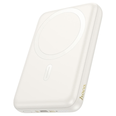 (НАРУШЕНА ОПАКОВКА) HOCO J141 Магнитна външна батерия 10,000mAh PD Type-C 20W  -  Бял