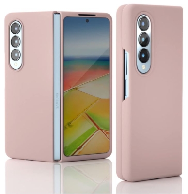 Z15 Silicone case за Samsung Z Fold 7 от 2 части - Бледо розов