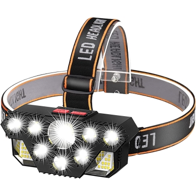 LED челник CL-T28 USB, 4 режима, регулируем, за риболов и работа