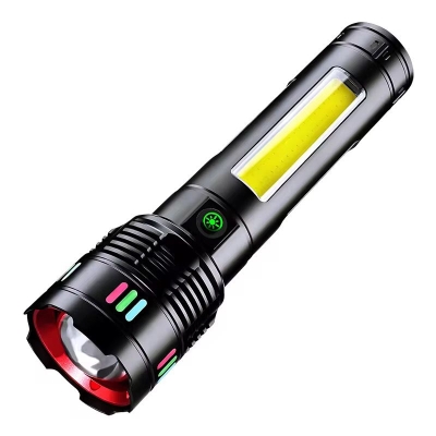 Фенер 618 LED диод + COB светлина