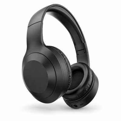 LELISU LS-273 Безжични слушалки – 20 часа работа, Bluetooth 6.0, USB Type-C, сгъваем дизайн - Черен