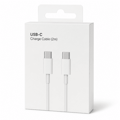 USB-C към USB-C Кабел за MacBook – 2 Метра – Бързо Зареждане и Синхронизация