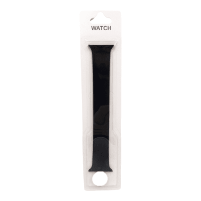 Силиконова Apple Watch каишка iWatch 38/40/41/42mm - Черен - еластична