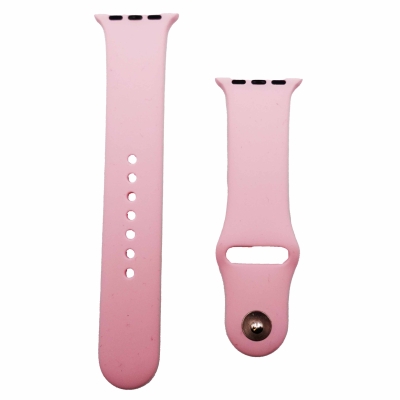 Силиконова Apple Watch каишка iWatch 38/40mm - Розов - 2 части