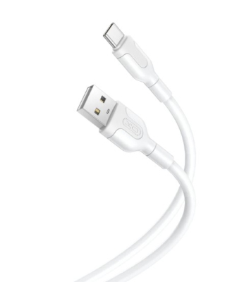 Кабел XO-NB212 Fast 2.1A USB към Type-C - Бял