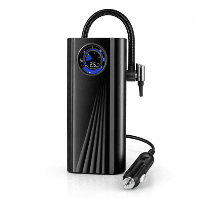 CQB01 Преносим автомобилен компресор Air Pump – 12V, 120W, дигитален манометър