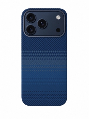 Premium Carbon Case PKA TP-106 за iPhone 17 Pro Max - Син