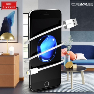 EARLDOM кабел EC180L USB към Lightning (1M) - Бял