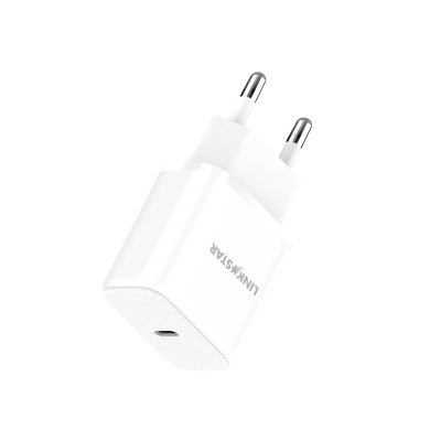 LINK★STAR LS-48 25W USB-C PD бързо зарядно устройство Адаптер - Бял