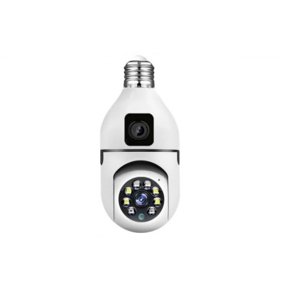 SQ002-W-L IP 2MP / - (APP:V380 PRO ) IP Камера с Двоен обектив за видеонаблюдение тип крушка