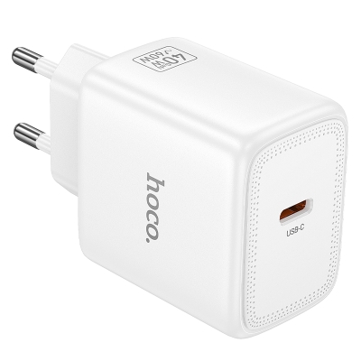 HOCO Адаптер \"N83 Profit\" PD40W USB-C - Бял
