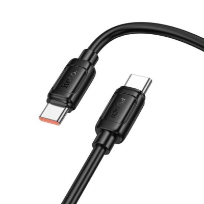 HOCO кабел X115 Type-C към Type-C 240W (1M) - Черен