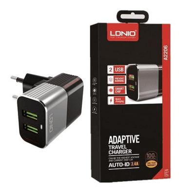 220V Зарядно LDNIO 2206 2.4A - Micro USB