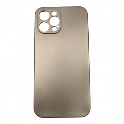 Силиконов гръб матов TP18 за iPhone 12 Pro 6.1" - Златист