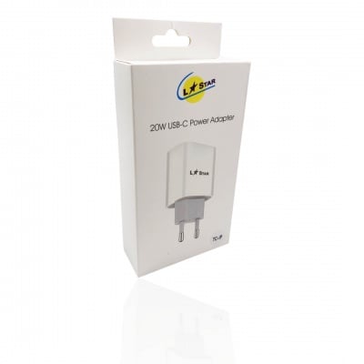 PD 20W 2в1 L Star USB-C адаптер с кабел за USB-C към Lightning
