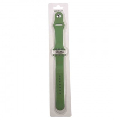 Силиконова Apple Watch каишка iWatch 38/40mm - Зелен - 2 части