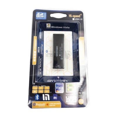 Четец за карти SD Micro SD + Bluetooth Adapter 2.0 -  SY-690