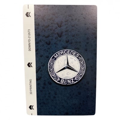 3D Скин (фолио) за Гръб на Телефон - Mercedes Лого