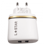 220V Адаптер DL-AC52  2.4А L✮Star с 2 изхода USB