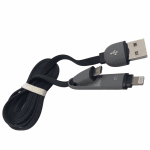 USB Кабел US-22 2 в 1  Lightning + Micro USB