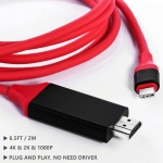 USB Type-C към HDMI кабел адаптер за връзка на MHL Android смартфон телефон таблет с телевизор монитор