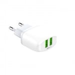 Зарядно устройство LDNIO 2219 2.4A 2 port - USB към Lightning